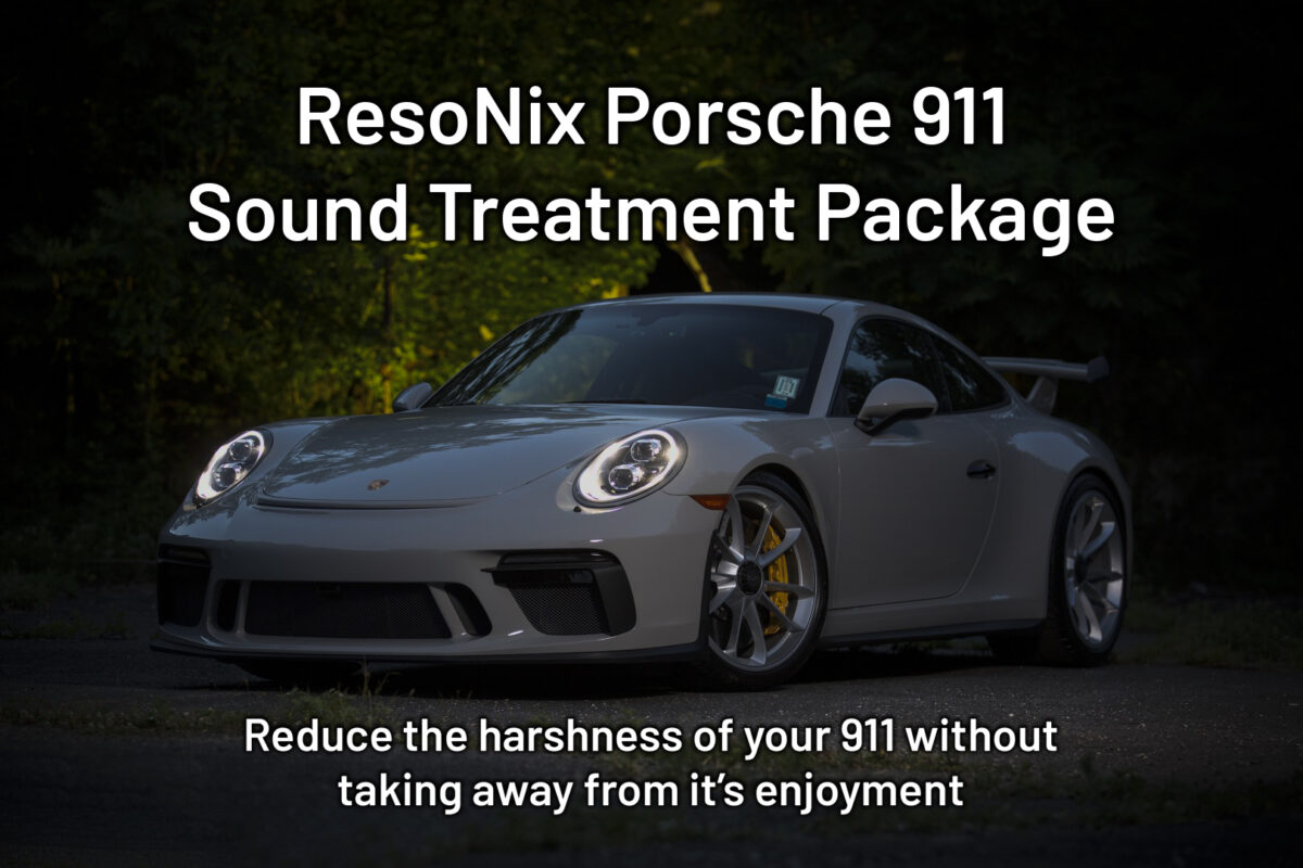 Porsche 911 - ResoNix Sound Deadening & Sound Treatment Kit