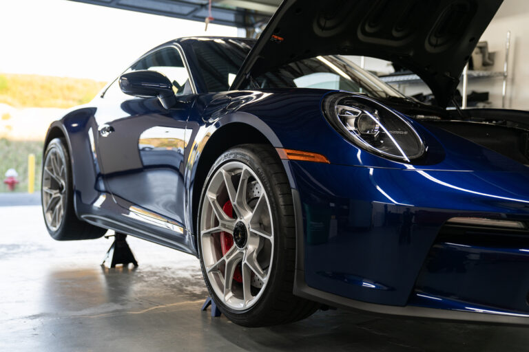 Porsche 911 GT3 Touring Sound Deadening Noise Reduction Wind Noise Tire Noise Engine Exhaust Noise Car Jacked Up