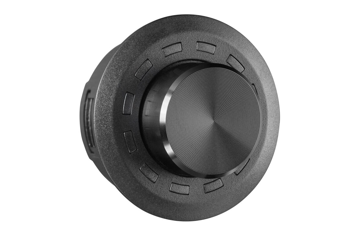 Helix Conductor controller for audiotec Fischer DSP. Subwoofer bass and volume controller, preset selector, bass treble control, source selector