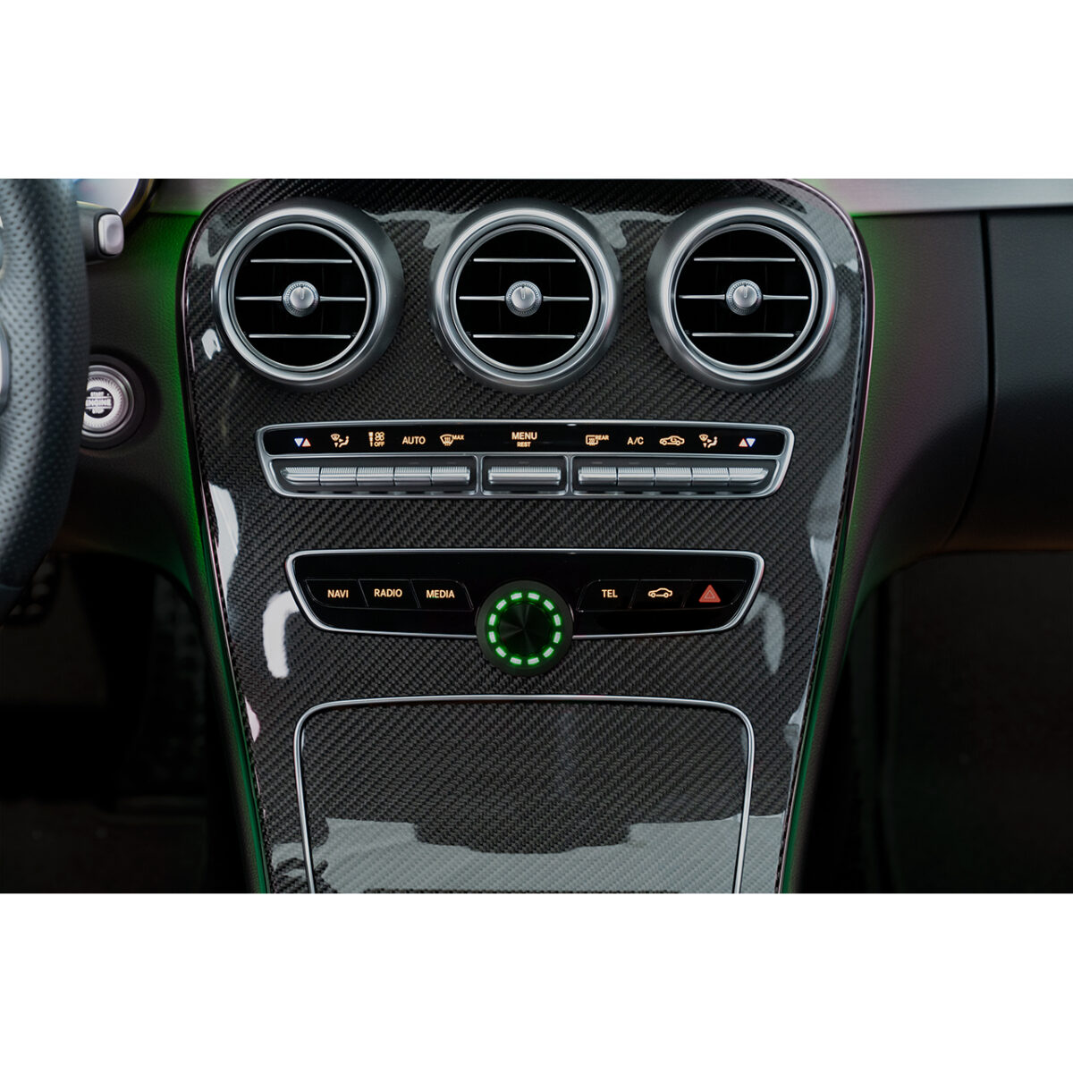 Helix Conductor controller for audiotec Fischer DSP. Subwoofer bass and volume controller, preset selector, bass treble control, source selector
