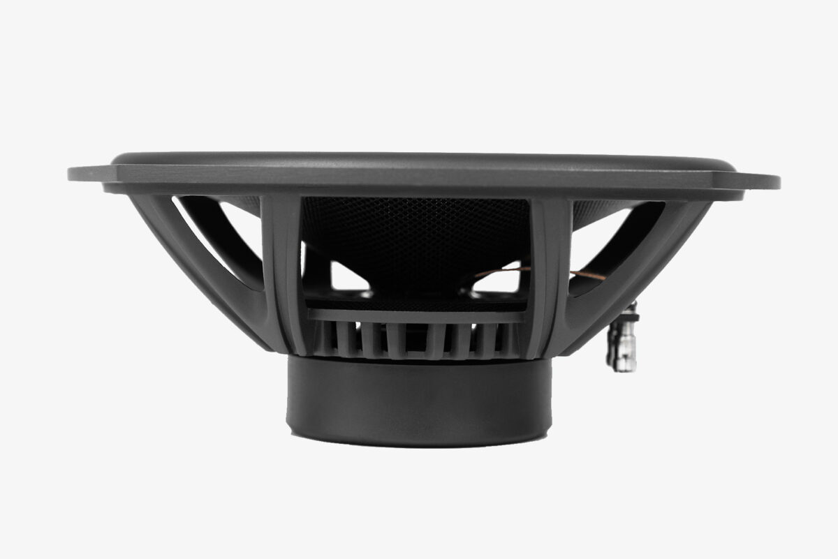 Karma Mobile Audio Aspect 6.9 6x9 Midbass driver side view. 6x9 woofer speaker for car audio.